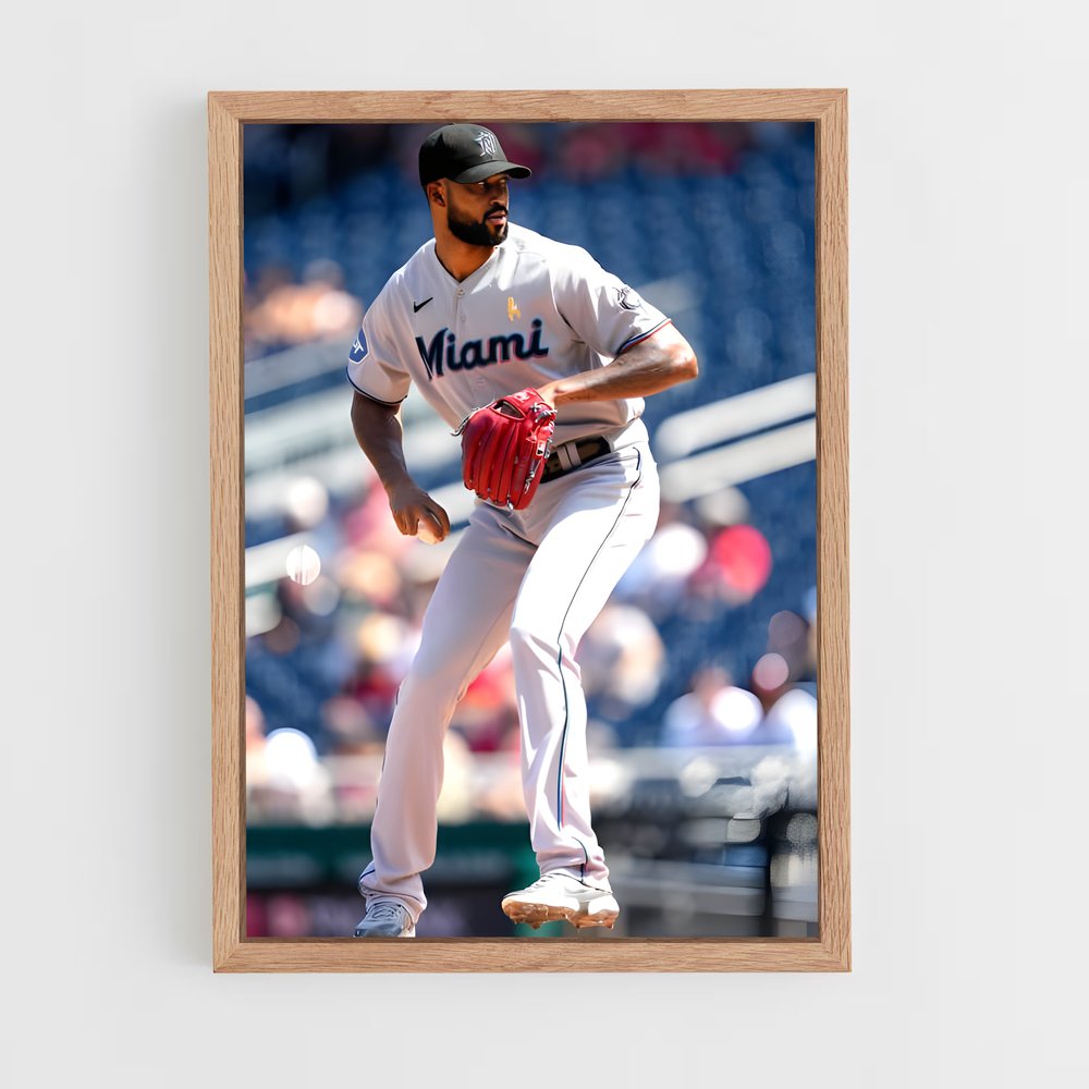 Poster Le Lancer de Sandy – affiche Baseball (vue 4)